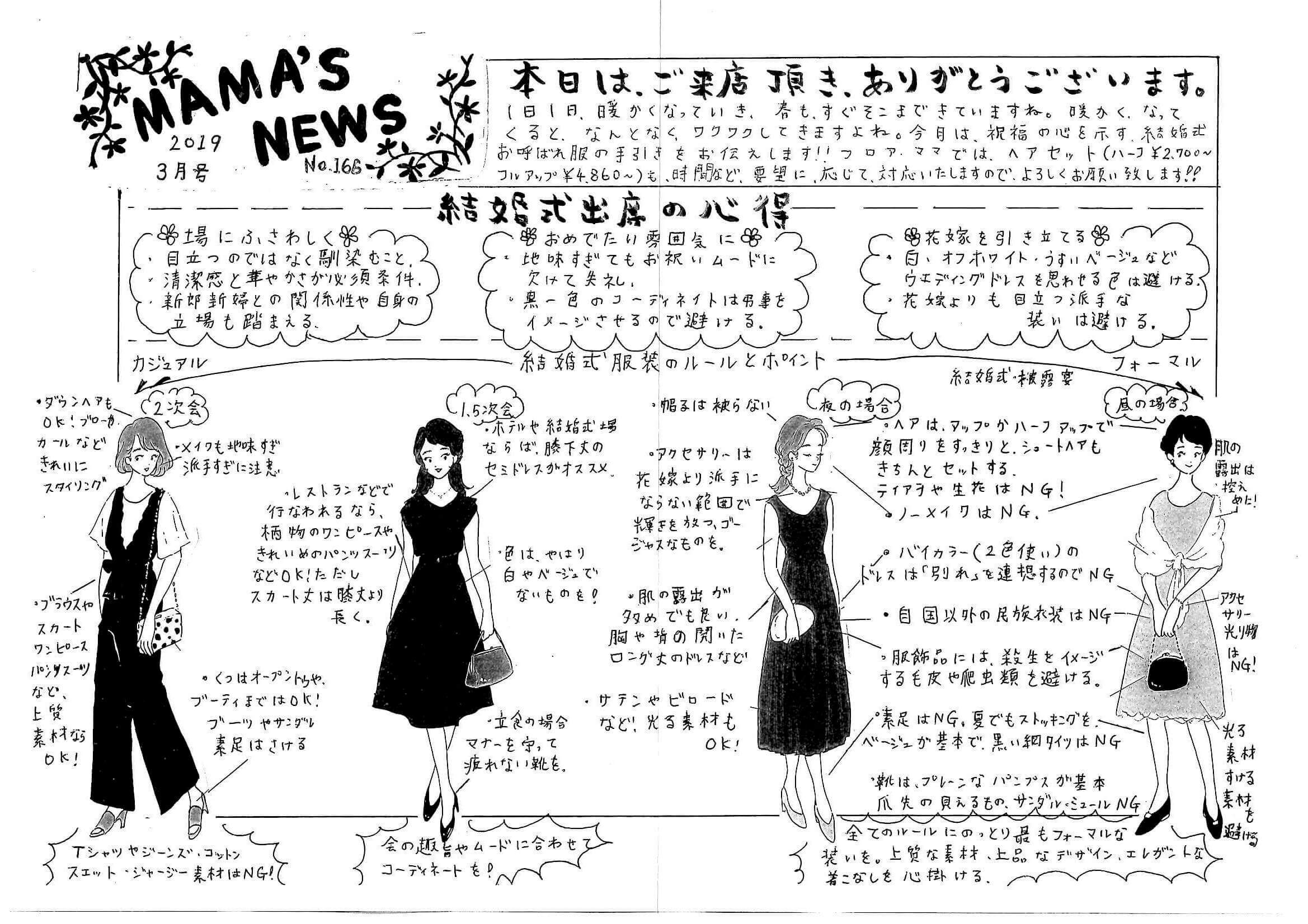 結婚式出席の心得